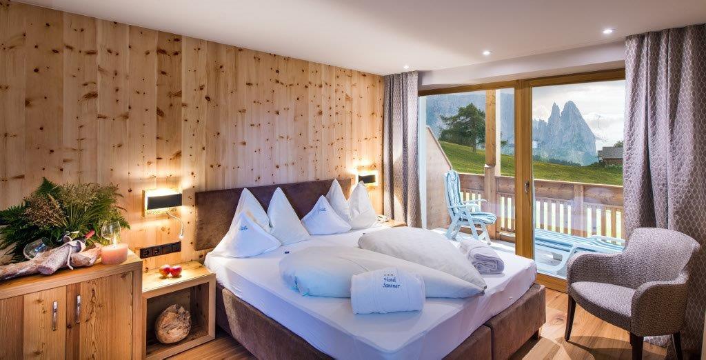 אלפה די סיוסי Hotel Santner Alpine Sport & Relax מראה חיצוני תמונה