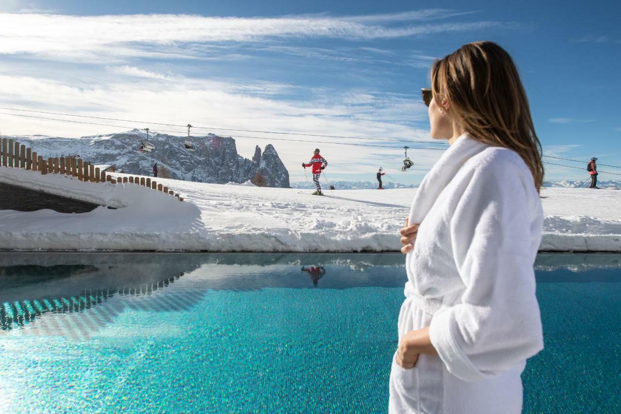 אלפה די סיוסי Hotel Santner Alpine Sport & Relax מראה חיצוני תמונה